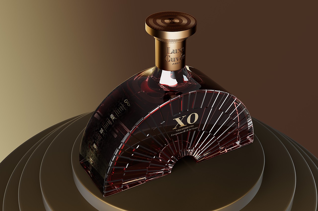 原创酒包装设计｜Luxe Cuvée XO，时间和艺术的结晶（图ZMzY4MTIxNjMy） - 包装 - 站酷设计师M01Design原创素材 - 站酷ZCOOL