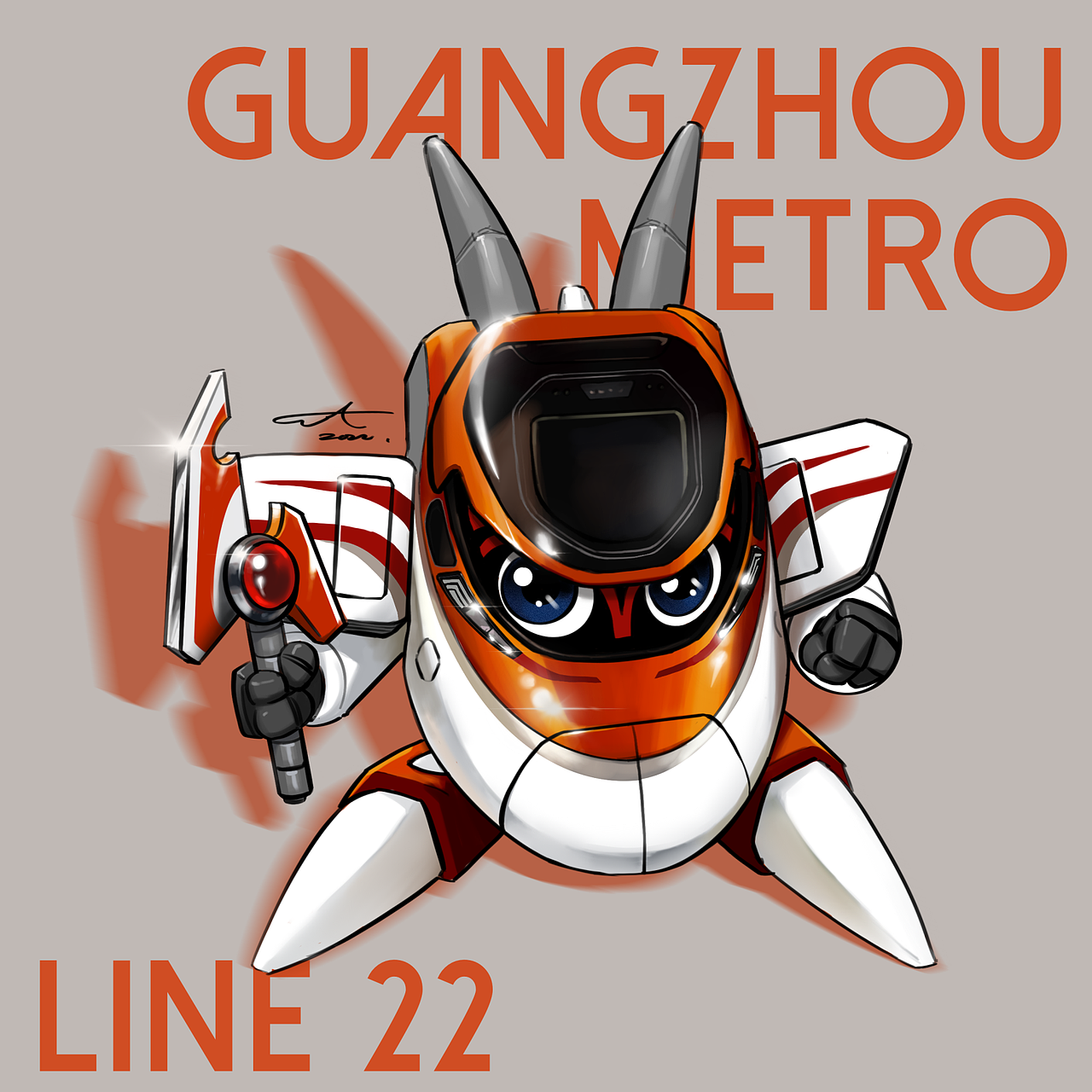 廣東城際/廣州地鐵相關(guān)插圖（圖ZMzI5MTQ4NDY0） - 藝術(shù)插畫 - 站酷設(shè)計(jì)師阿龜睡教原創(chuàng)素材 - 站酷ZCOOL