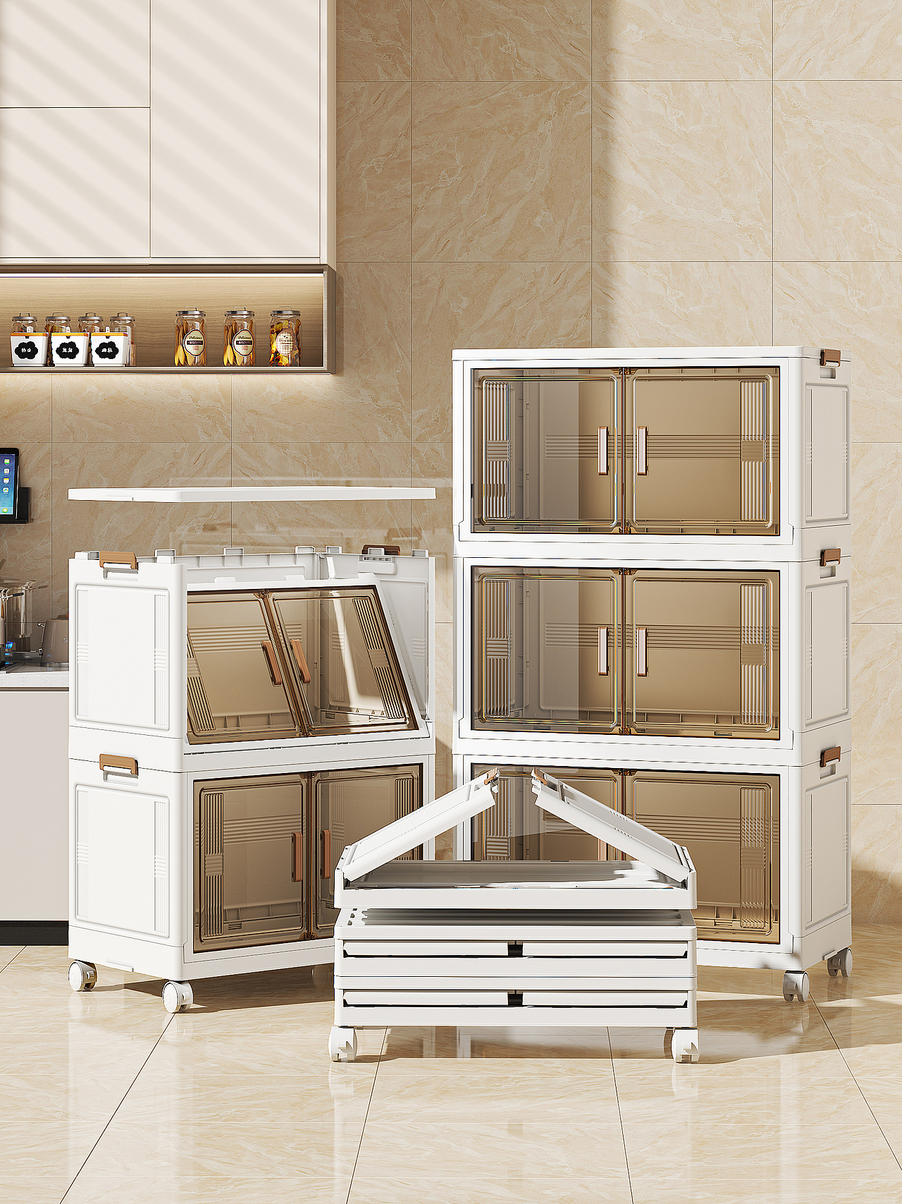 2024年3月电商收纳产品渲染（图ZMzY1MTU3MzY4） - 产品 - 站酷设计师俊越设计原创素材 - 站酷ZCOOL