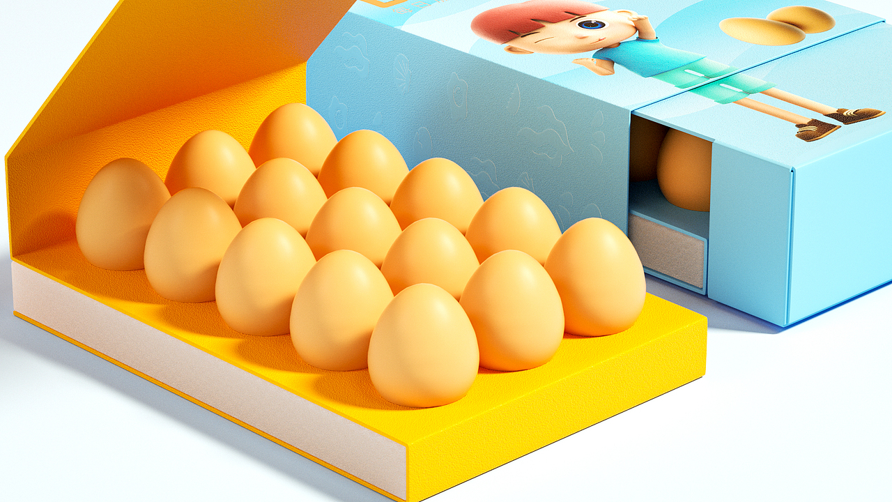 包装丨DHA 鸡蛋包装设计