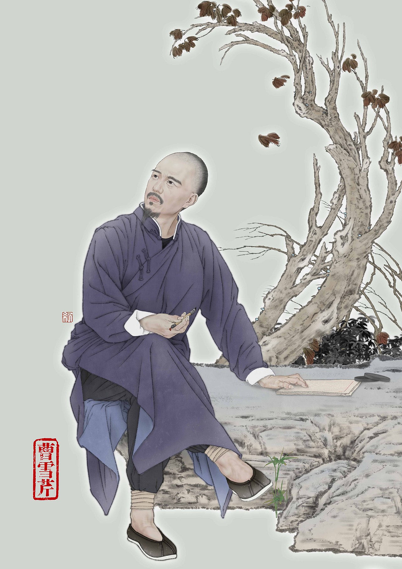 纪保超书籍封面插画设计——【中华先贤人物故事汇】