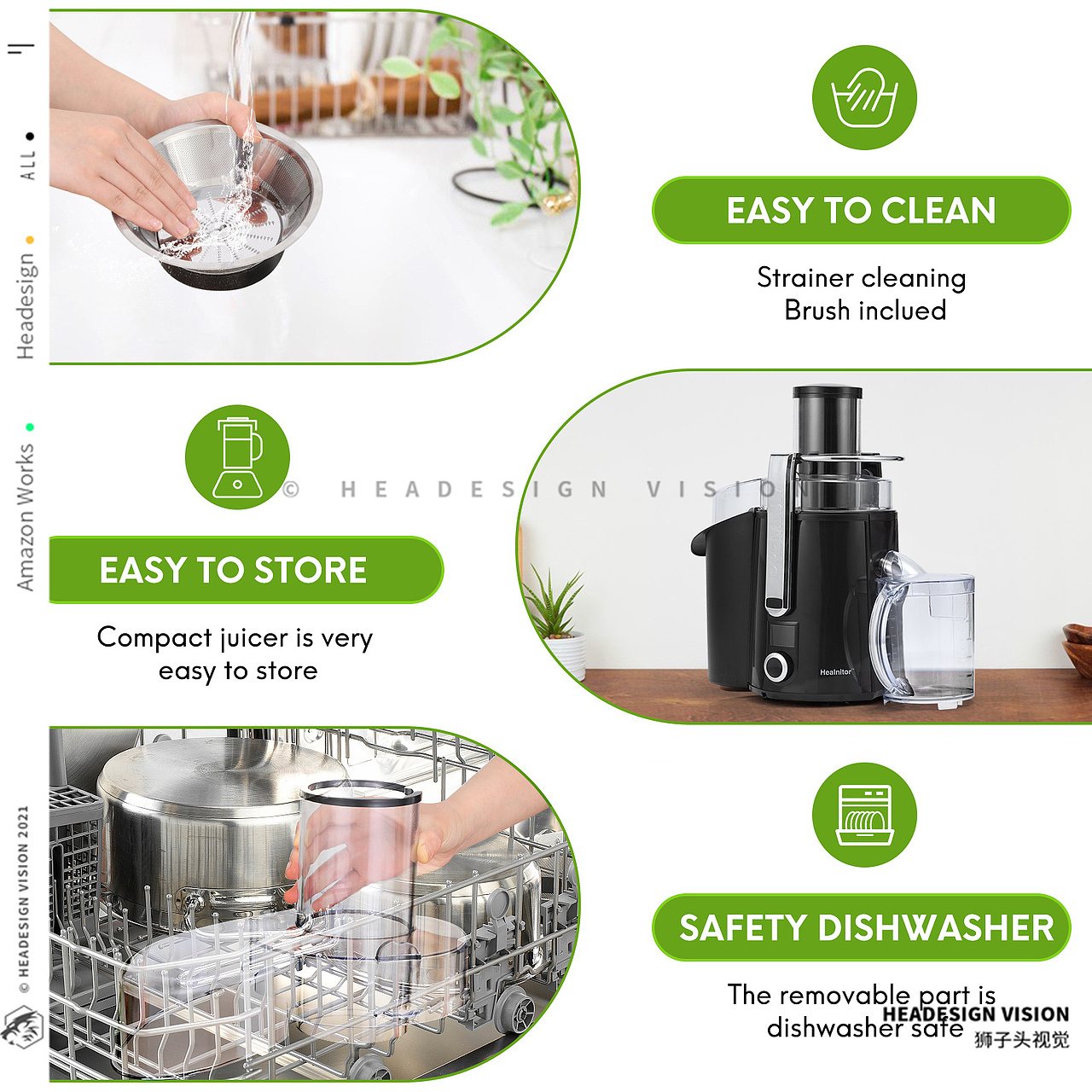 榨汁机产品拍摄_主图设计_A+页面设计-狮子头视觉（图ZMzAzMzcwMzAw） - 电商 - 站酷设计师亚马逊主图设计原创素材 - 站酷ZCOOL