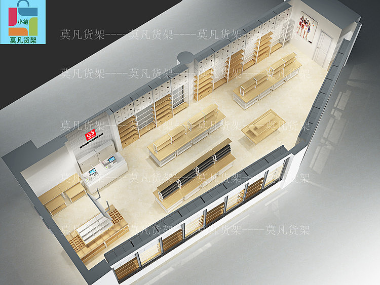 福州饰品百货展示架个性化独特设计识别度高