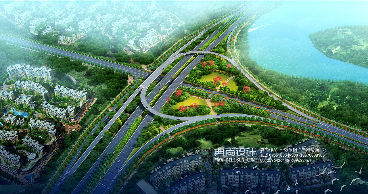 互通立交效果图1