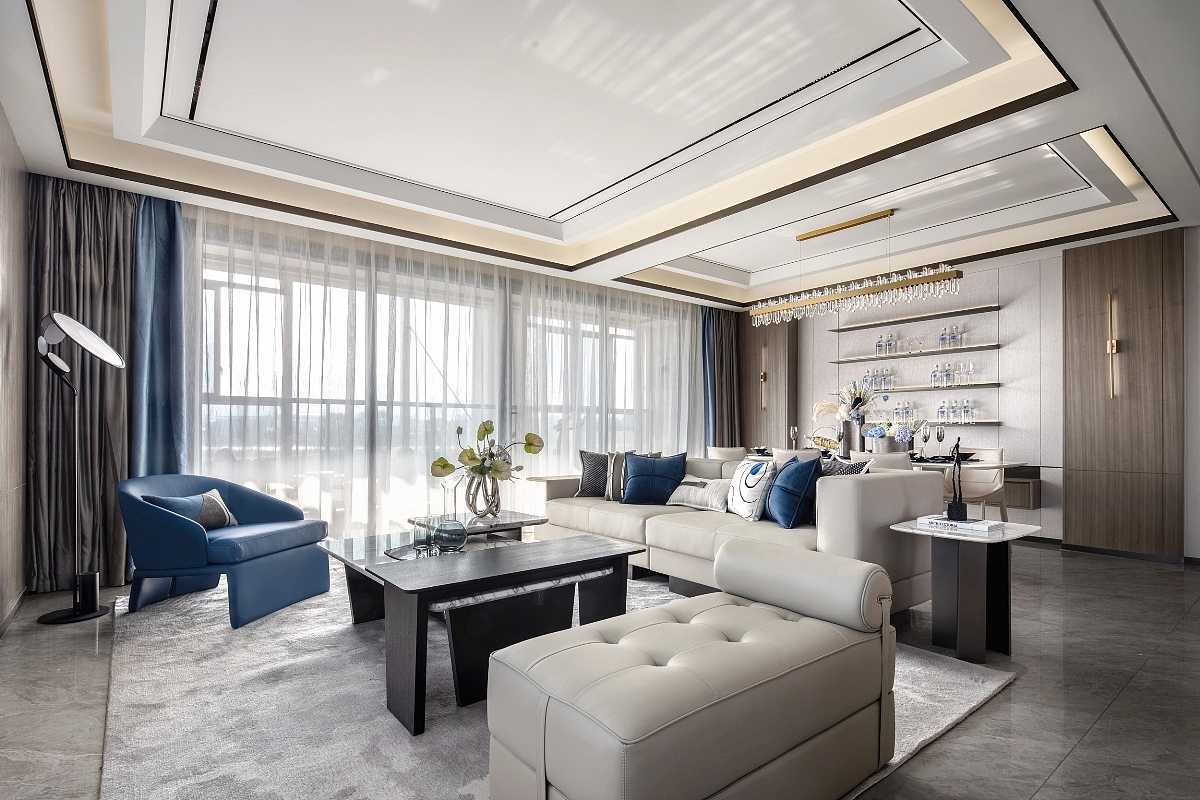 现代轻奢/看精致如何渲染空间的基调