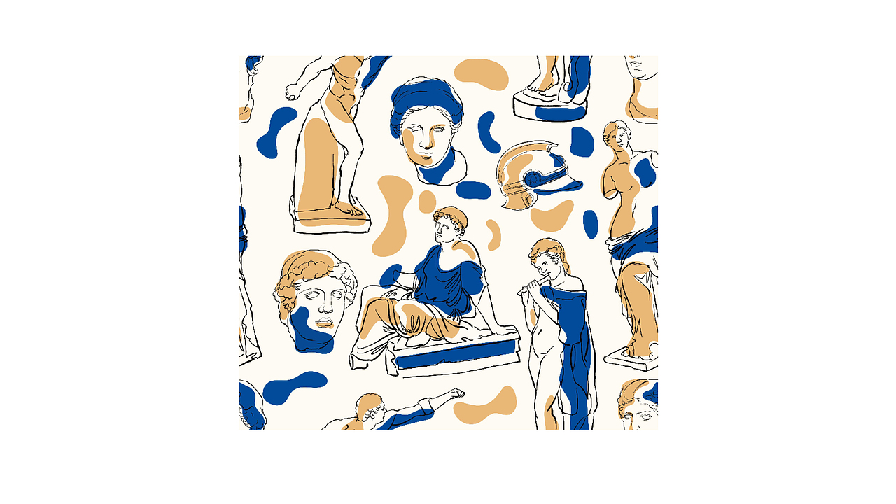 louver卢浮宫文创设计（图ZMzA3OTMzMDQw） - 图案 - 站酷设计师三点水丶原创素材 - 站酷ZCOOL