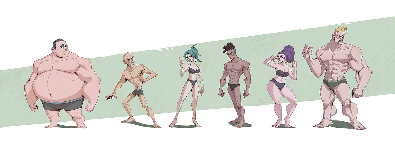 体型练习（图ZMzEwMjkyNzky） - 创作习作 - 站酷设计师歪圈原创素材 - 站酷ZCOOL