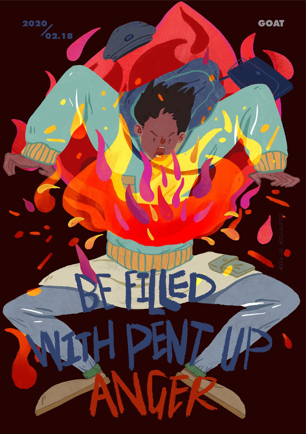 月亮Jiamino--人设系列一（图ZMzE0NTczNDY4） - 商业插画 - 站酷设计师木丁插画工作室原创素材 - 站酷ZCOOL