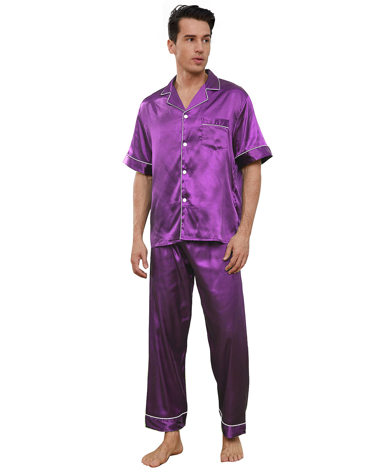 男模睡衣调色修图