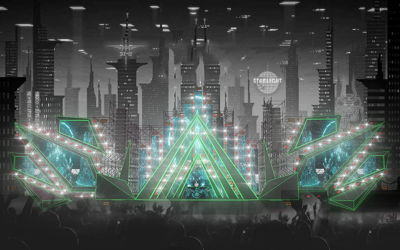 电音节舞美设计