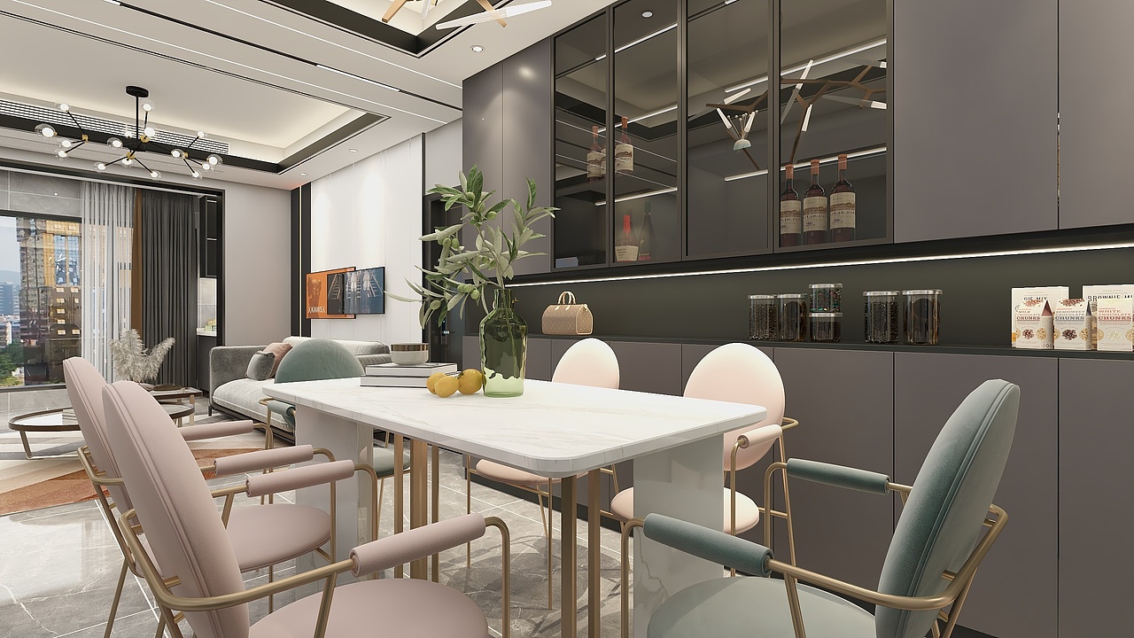 云南楚雄翡翠华府(100平方现代简约三居室)