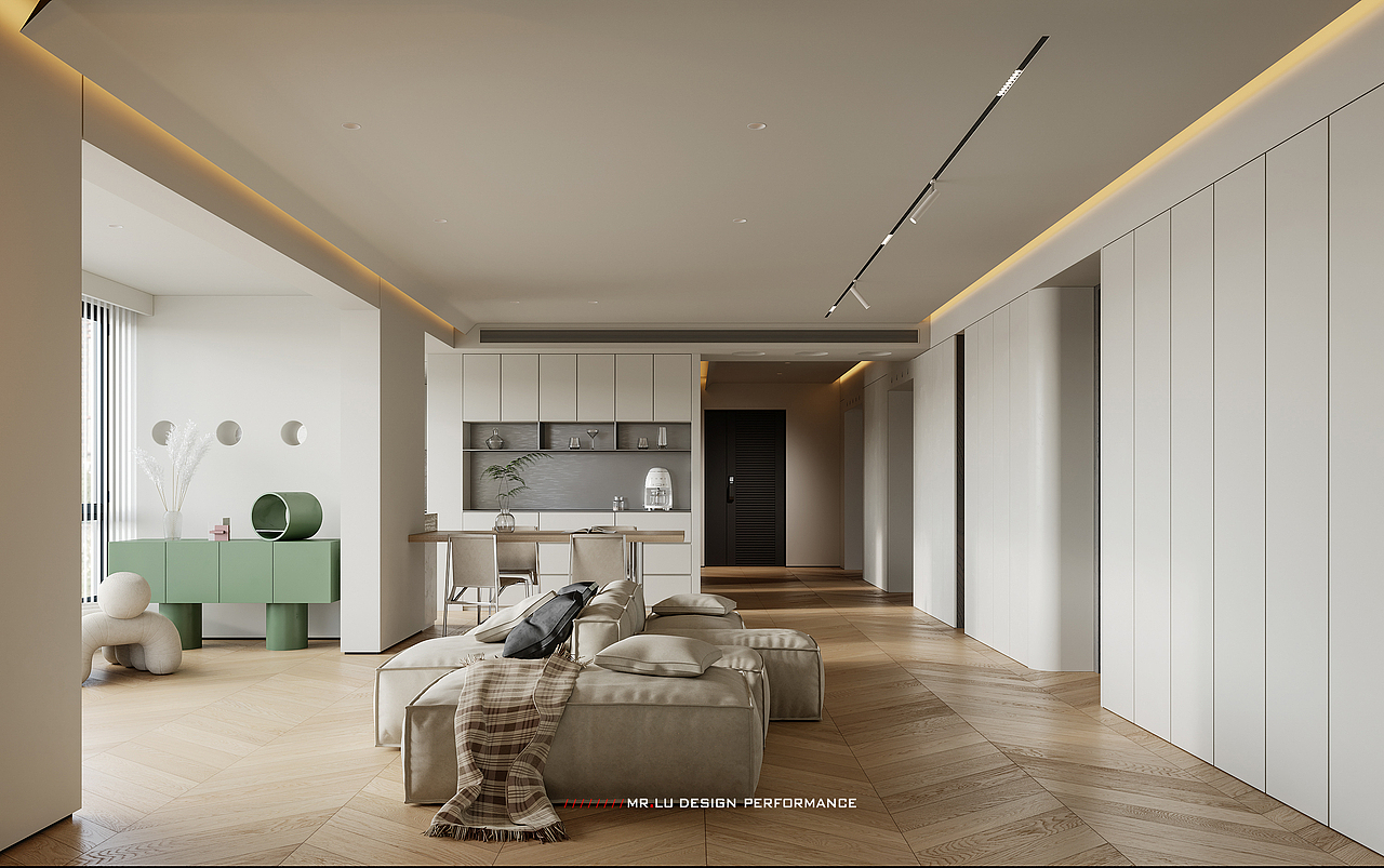 现代极简风格效果图表现