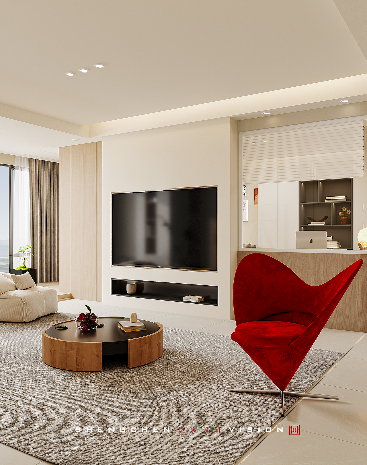 「奶油+勃艮第红」