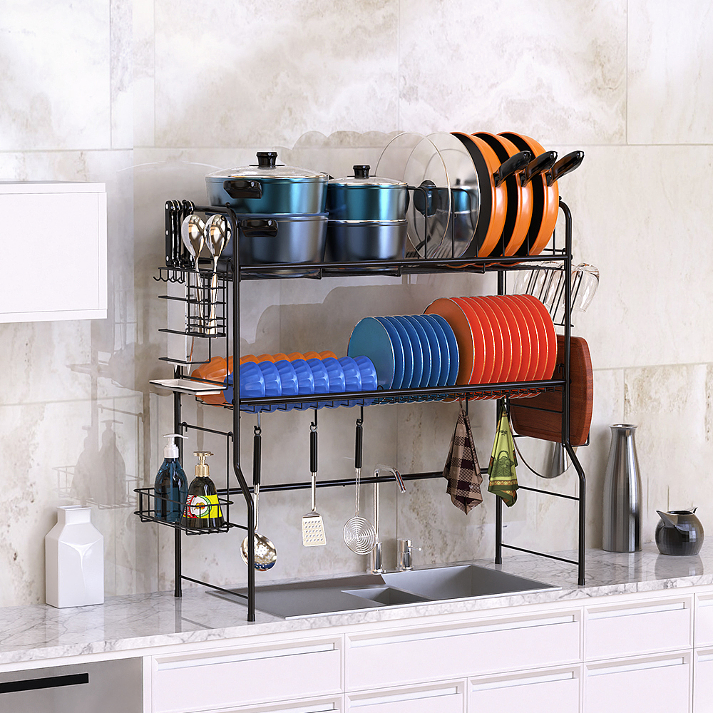 两层水槽碗碟架(