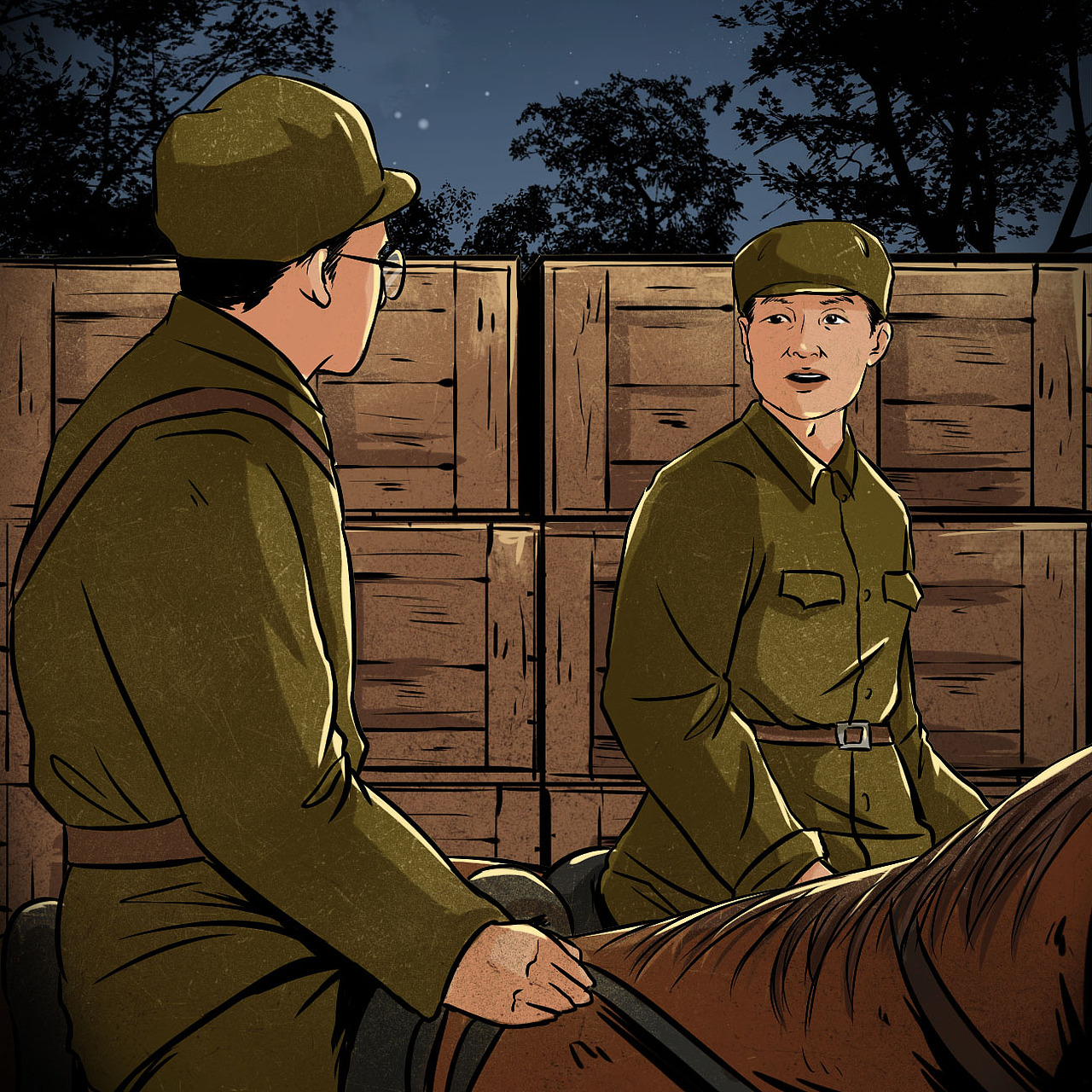 动画《点亮南京》24集-深夜列车（图ZMzM1MzkzMDY4） - 动画片 - 站酷设计师秋半水原创素材 - 站酷ZCOOL