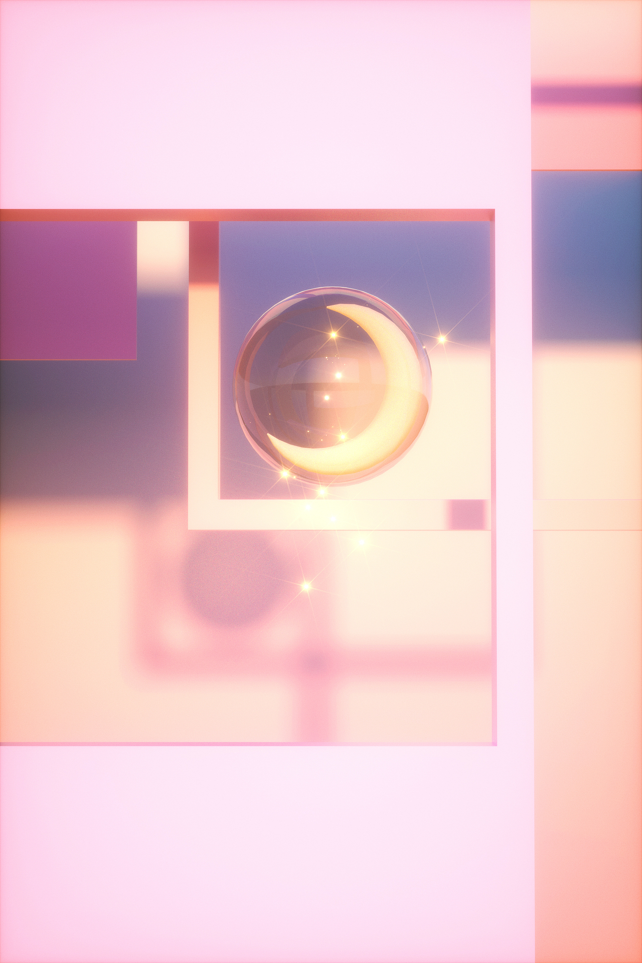 C4D渲染练习-月亮出来营业了