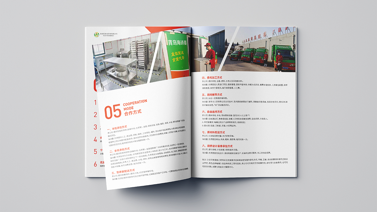 青岛海诗蔓餐饮管理有限公司画册设计