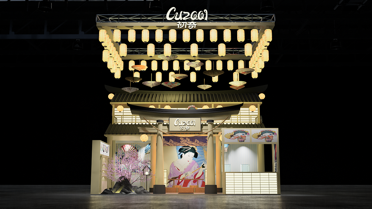 游戏展动画展台