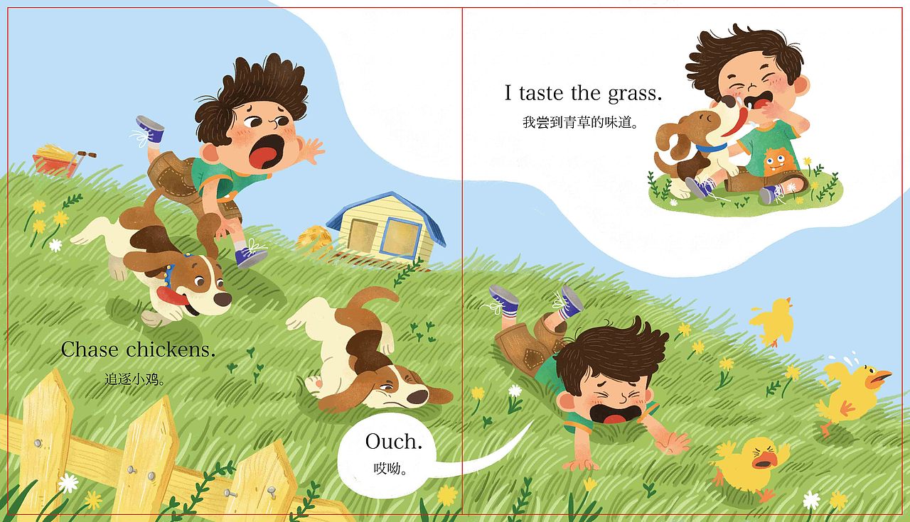 英语绘本（图ZMzYxNDYxNzY0） - 儿童插画 - 站酷设计师下水道的猫原创素材 - 站酷ZCOOL