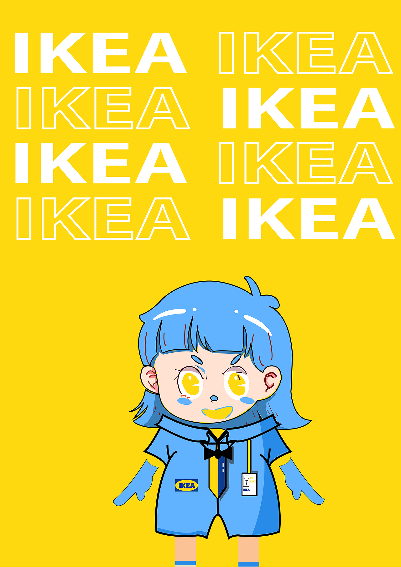 IKEA 宜家吉祥物设计（图ZMjk3NjEzMDY0） - IP形象 - 站酷设计师Richarddd原创素材 - 站酷ZCOOL