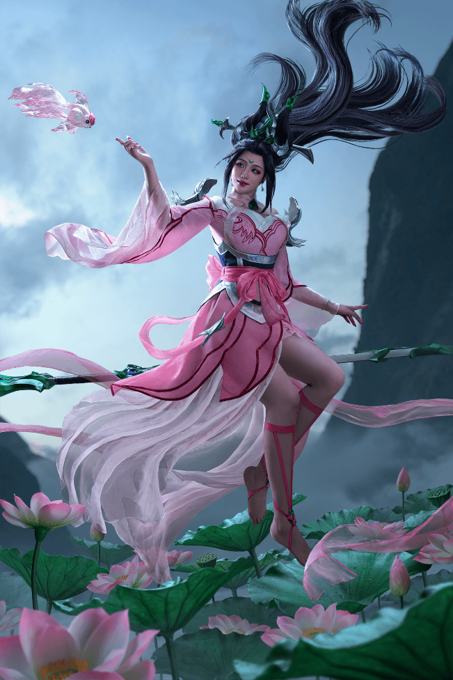 英雄联盟·玉剑传说系列皮肤：风女COSPLAY合成摄影后期（图ZMzE5ODE1ODA0） - 其他摄影 - 站酷设计师LuAnka原创素材 - 站酷ZCOOL