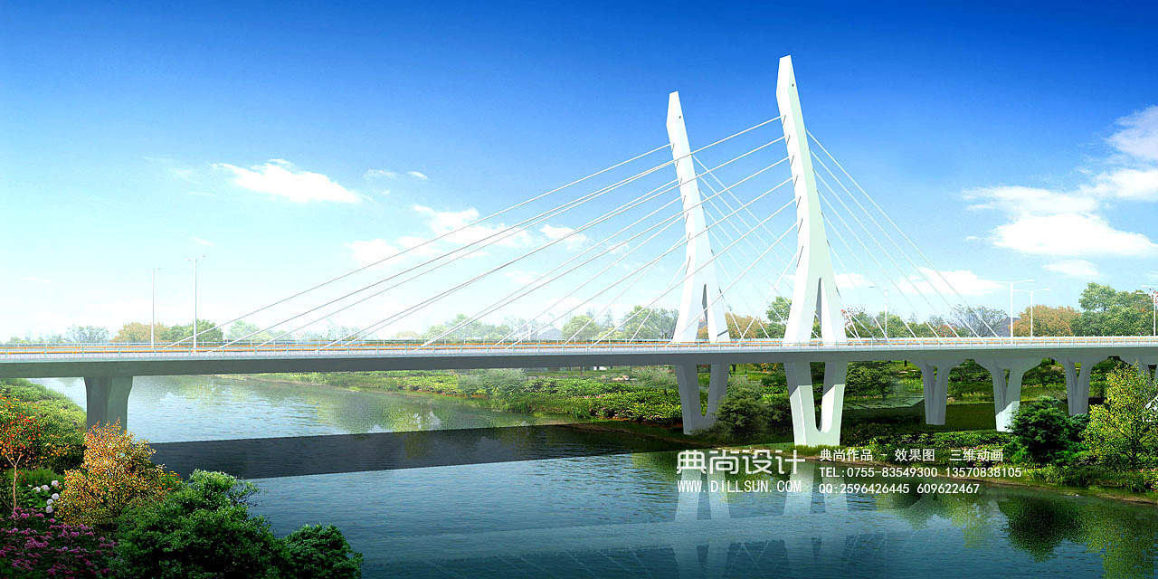 桥梁设计效果图 12