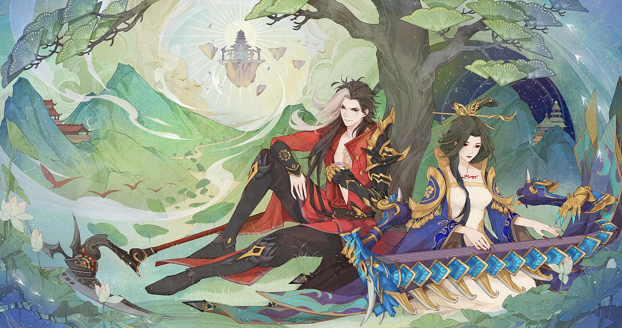 古剑奇谭木语人 纨天 赤夜（图ZMzEzNzgwNTAw） - 商业插画 - 站酷设计师木实君原创素材 - 站酷ZCOOL