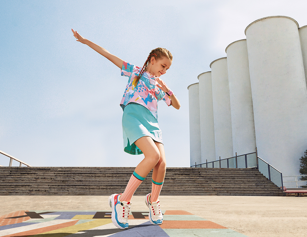 特步儿童街头系列视觉大片创意拍摄