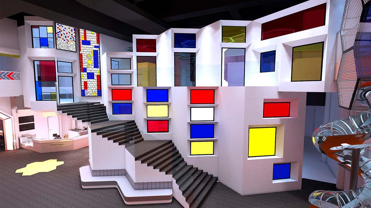  用空间设计解读蒙德里安格子里的秘密~