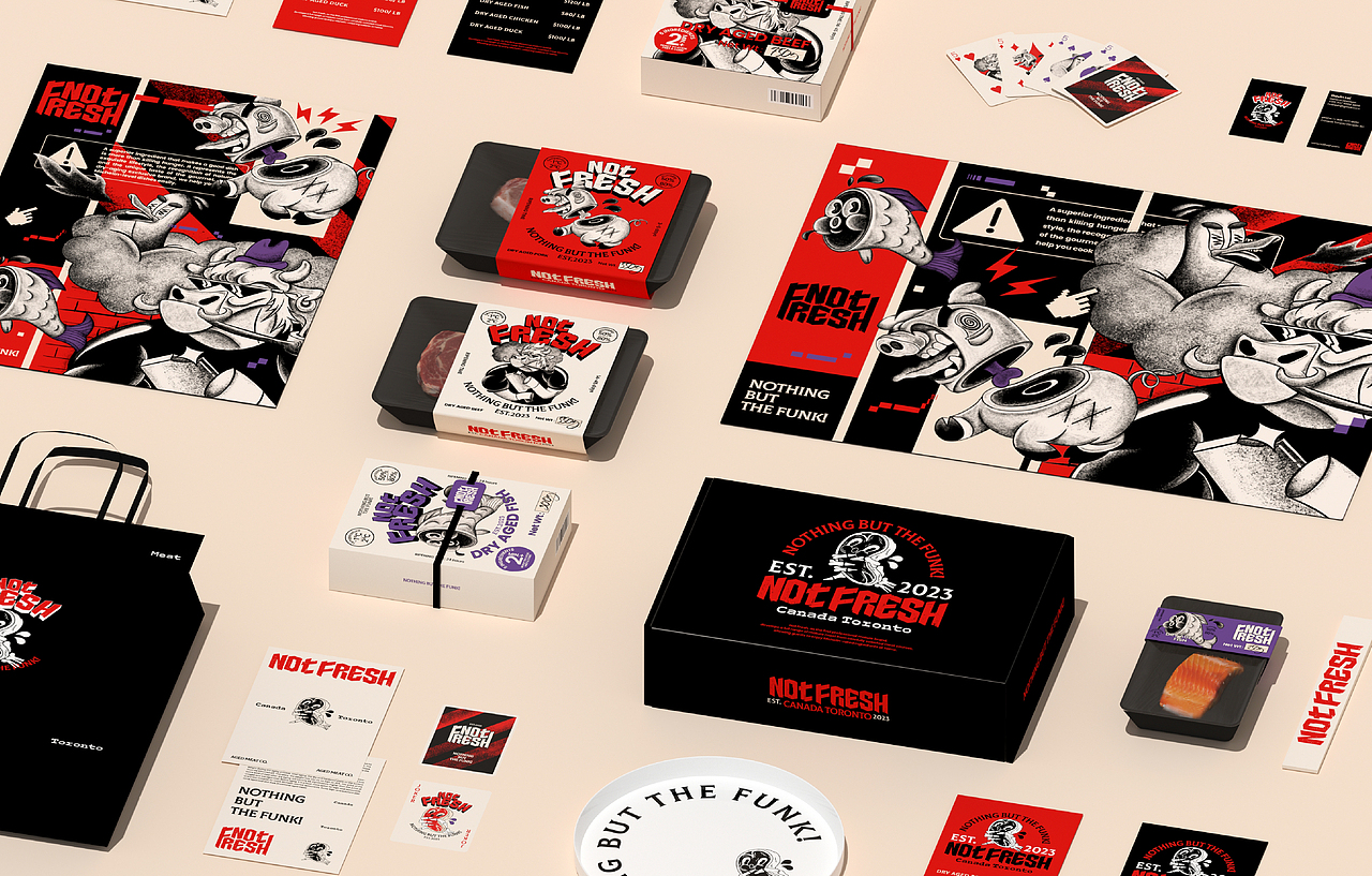 整点彩蛋xNotFresh熟成肉品牌视觉设计（图ZMzY1OTcyMjMy） - 品牌 - 站酷设计师整点彩蛋原创素材 - 站酷ZCOOL