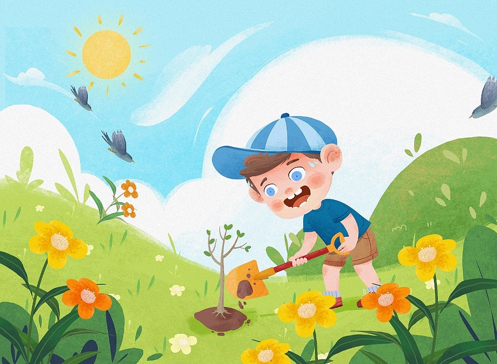 一张儿插（图ZMzA5MzQ1MzM2） - 儿童插画 - 站酷设计师无刻哩里原创素材 - 站酷ZCOOL