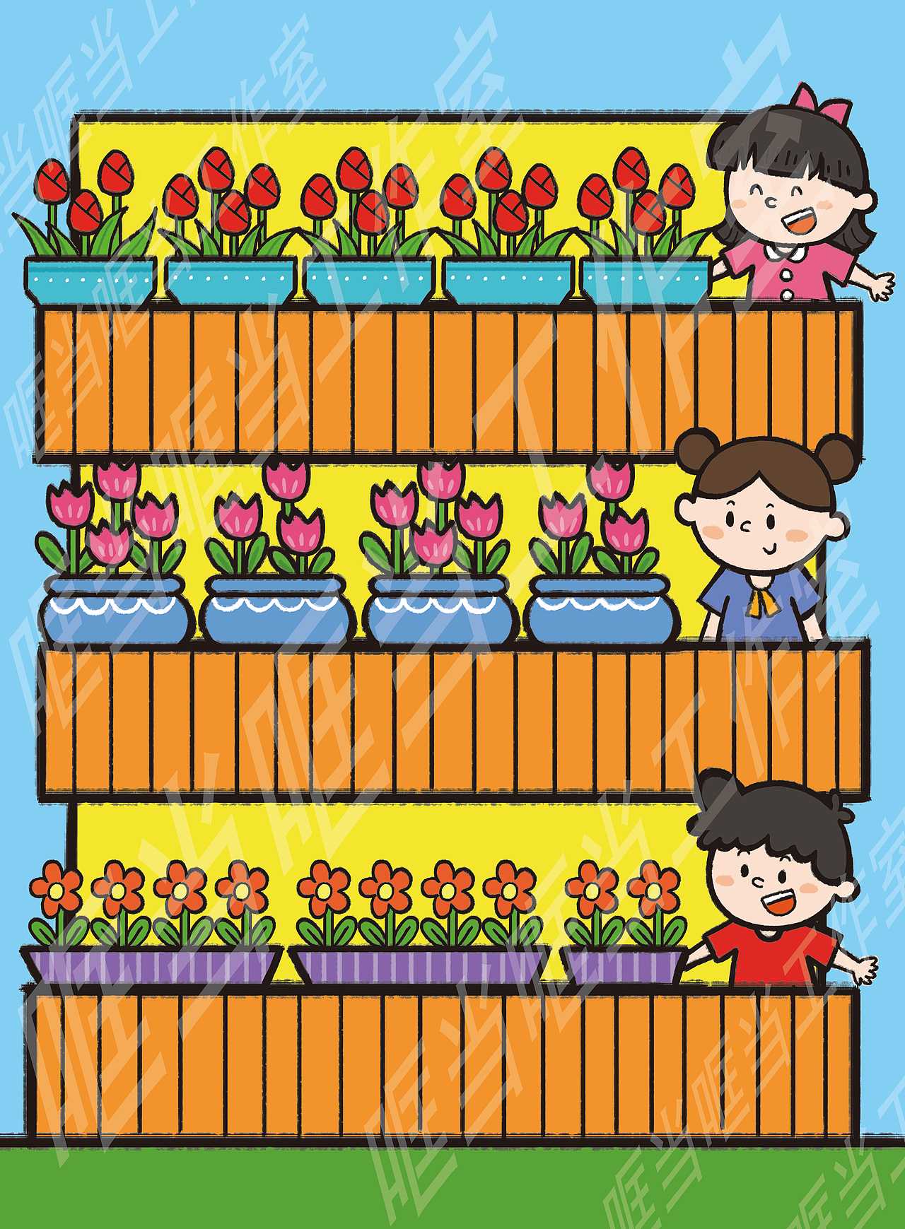 趣味儿童贴纸书（图ZMzU2MTg5ODg4） - 儿童插画 - 站酷设计师哐当哐当工作室原创素材 - 站酷ZCOOL