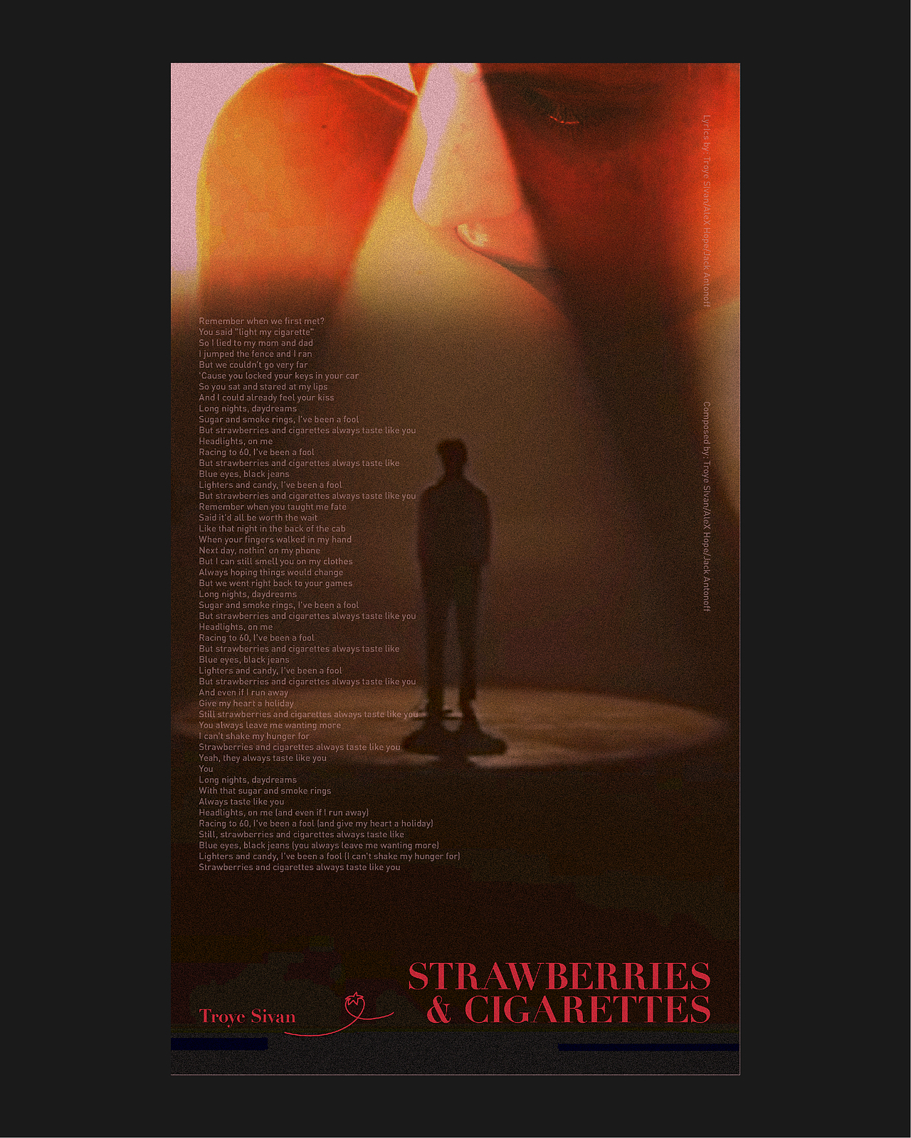 TROYE SIVAN歌曲海报（图ZMzE5ODMxMTAw） - 海报 - 站酷设计师单影D_Y原创素材 - 站酷ZCOOL