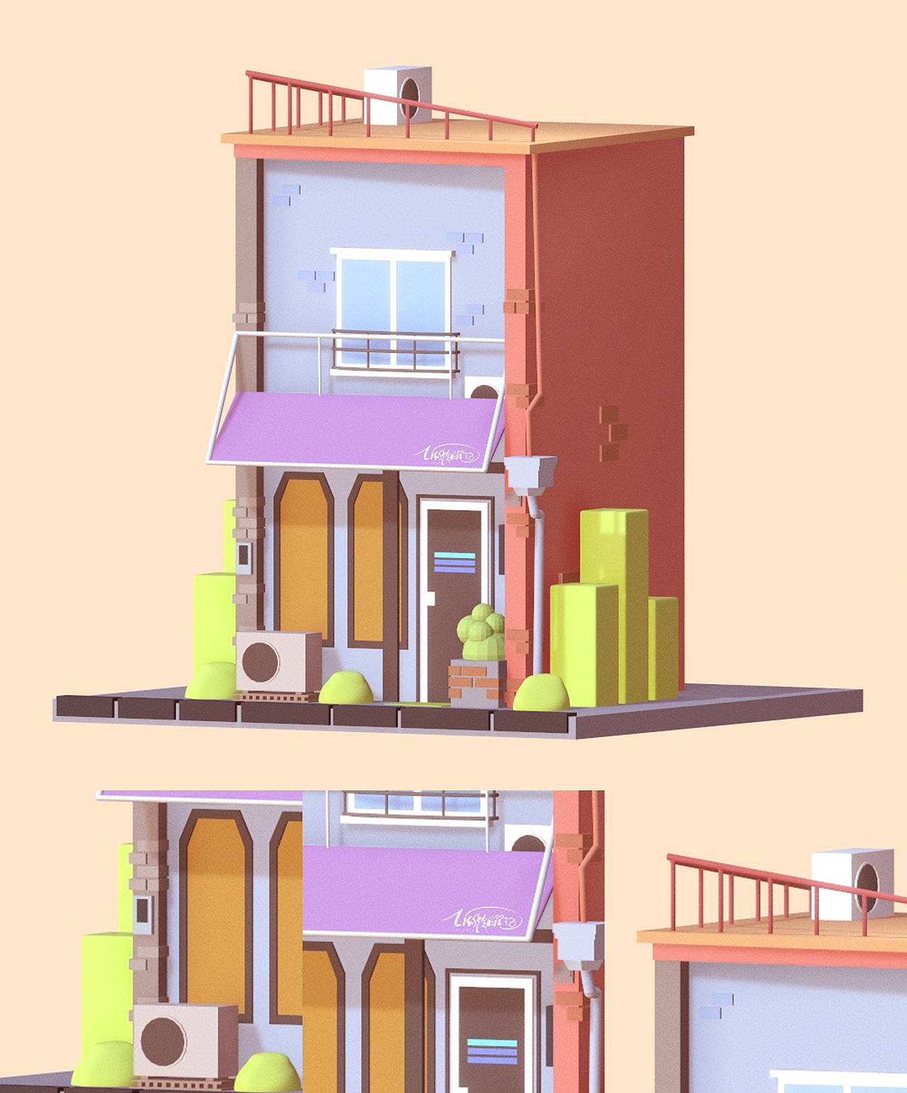 【iPad建模】自学一个半月Nomad建模，来发个合集（图ZMzAyOTA5MzYw） - 其他三维 - 站酷设计师Li李原创素材 - 站酷ZCOOL