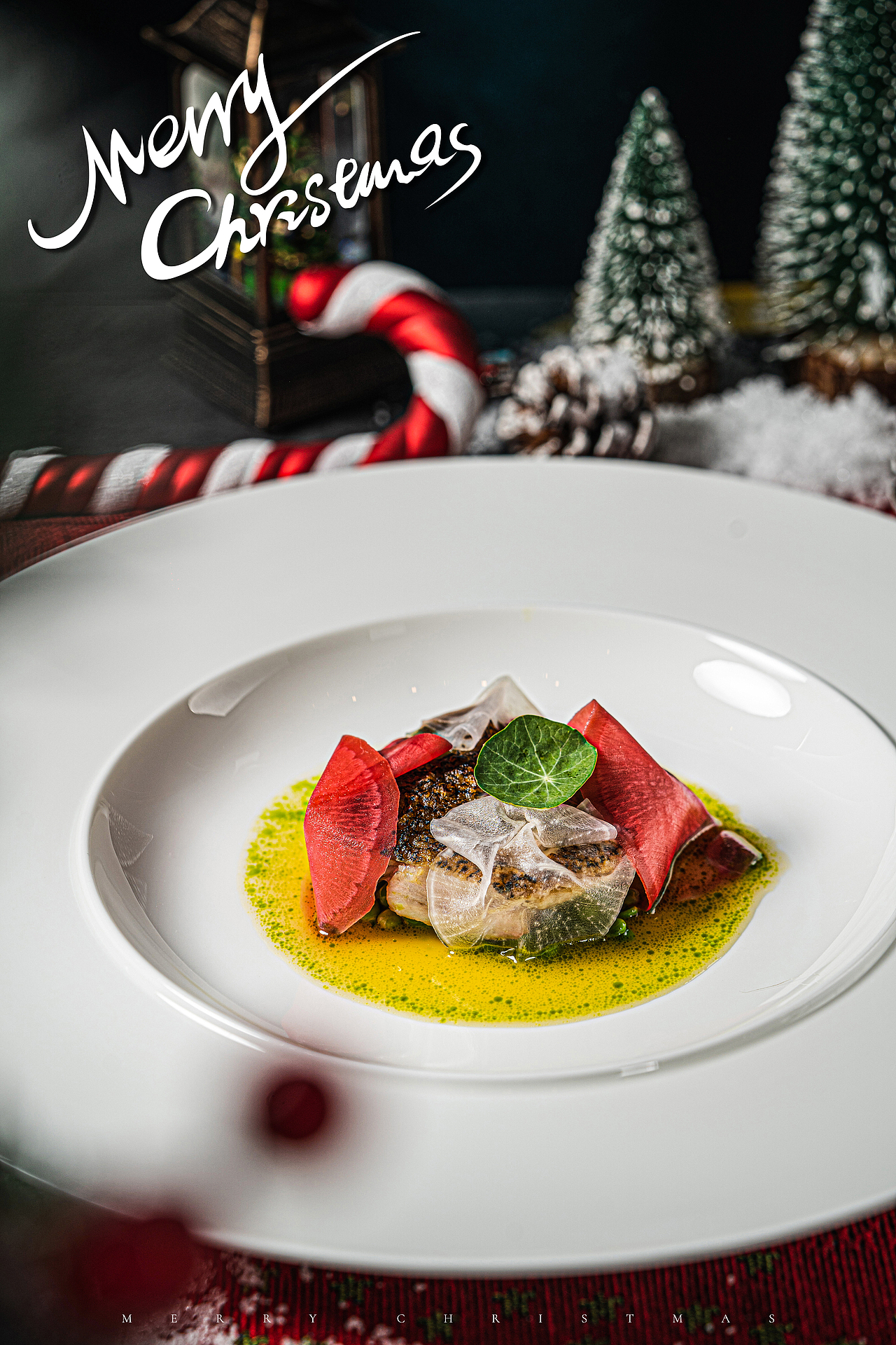 圣诞菜品拍摄|珠海瑞吉酒店