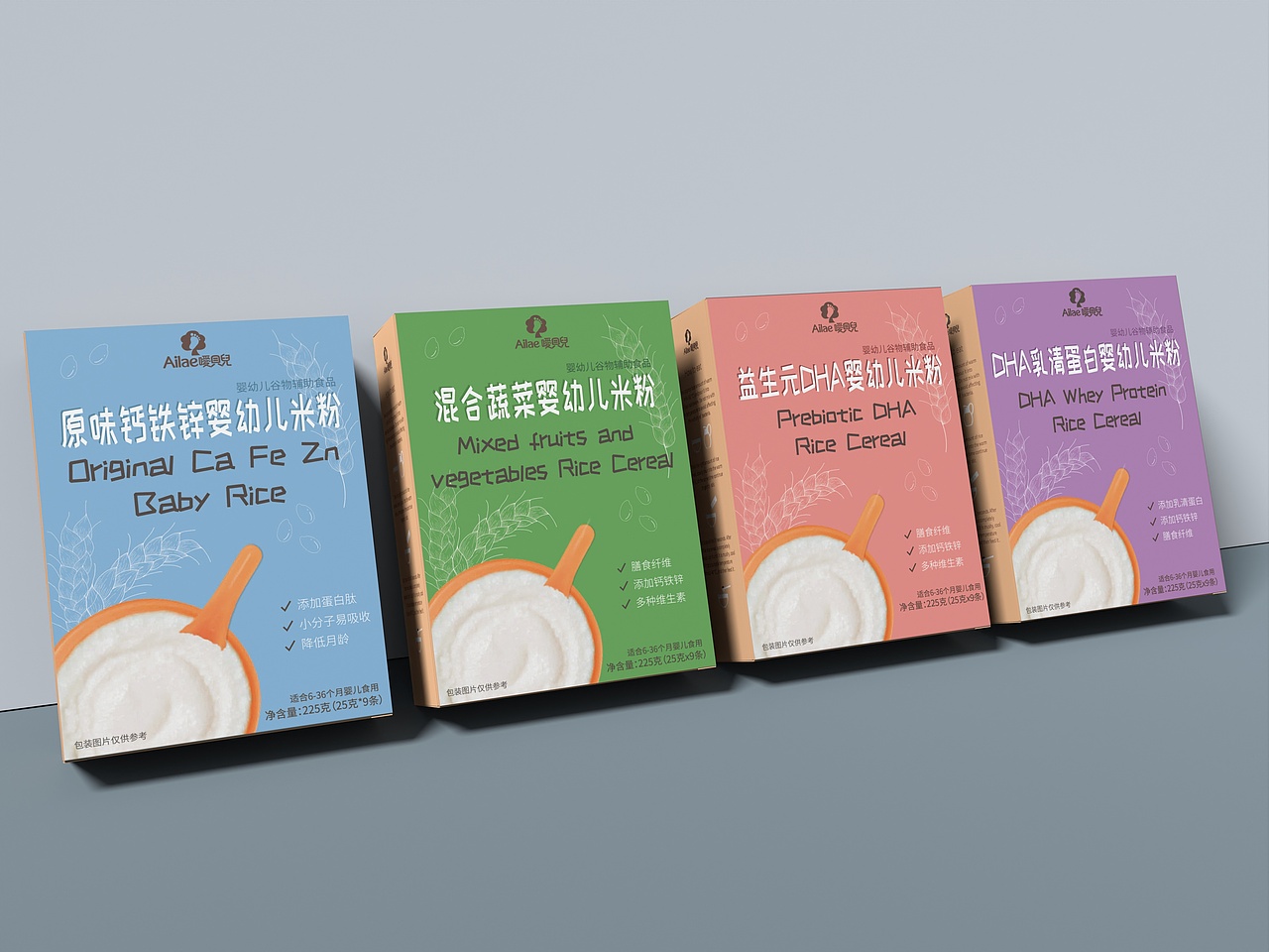 嬰兒米粉包裝設(shè)計（圖ZMzEwNDUxMTYw） - 包裝 - 站酷設(shè)計師七杯水WA7ER原創(chuàng)素材 - 站酷ZCOOL