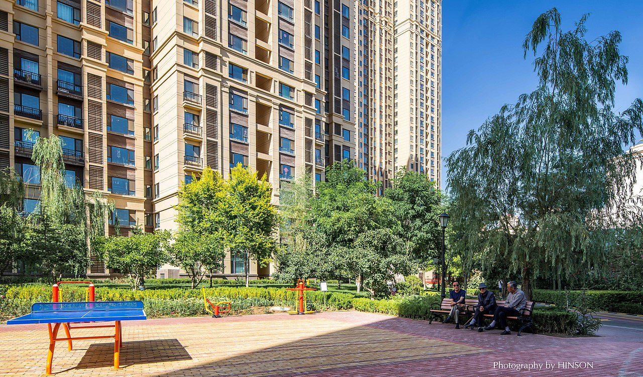 兰州中海 山河郡 示范区景观拍摄