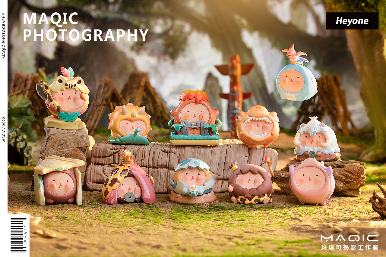 团团大冒险《龙谷秘境》系列潮玩手办——盲盒拍摄