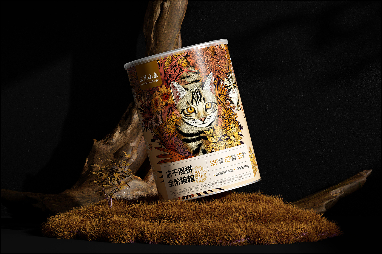 三只小鱼-全阶猫粮（图ZMzY5OTY5ODYw） - 包装 - 站酷设计师远见品牌设计原创素材 - 站酷ZCOOL
