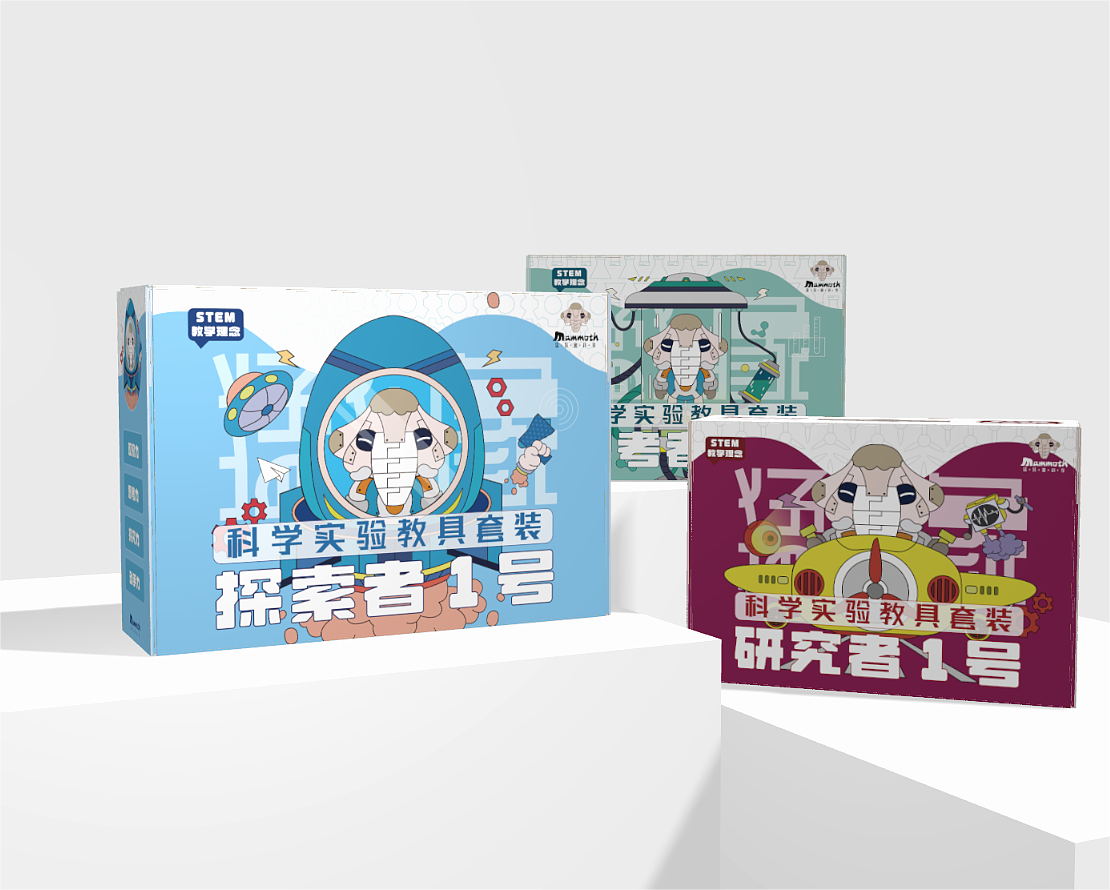 猛犸象科学包装设计