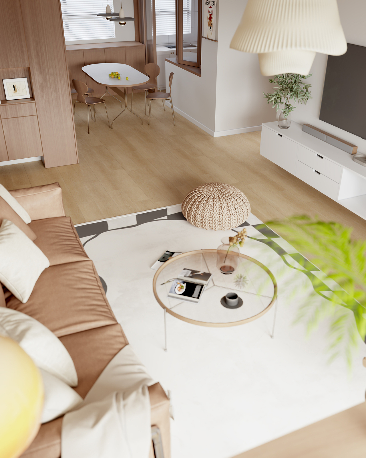 北欧客餐厅（图ZMzQ2MjExNTMy） - 家装设计 - 站酷设计师隅谷集合店原创素材 - 站酷ZCOOL