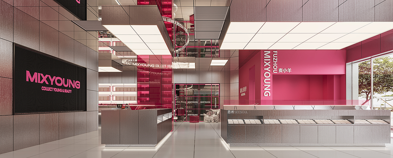 思所丨福州 麦小羊（图ZMzE4MDk4MjY4） - 商业空间设计 - 站酷设计师思所设计SEESOUL原创素材 - 站酷ZCOOL