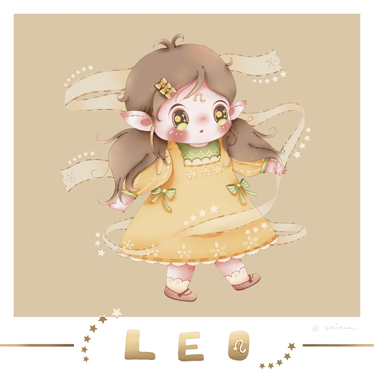 iPad画画丨十二星座 狮子座