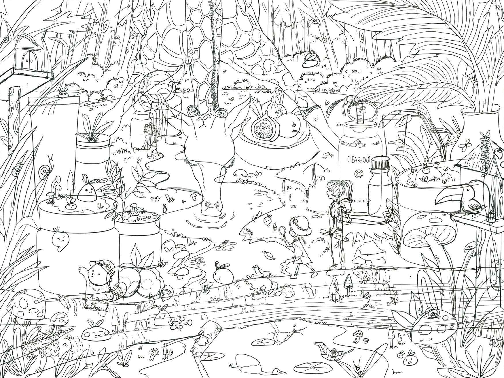 『 好食肌 · 长绽放 』森林秘境探索（图ZMzQ3MTQ2MjE2） - 海报 - 站酷设计师易二三原创素材 - 站酷ZCOOL