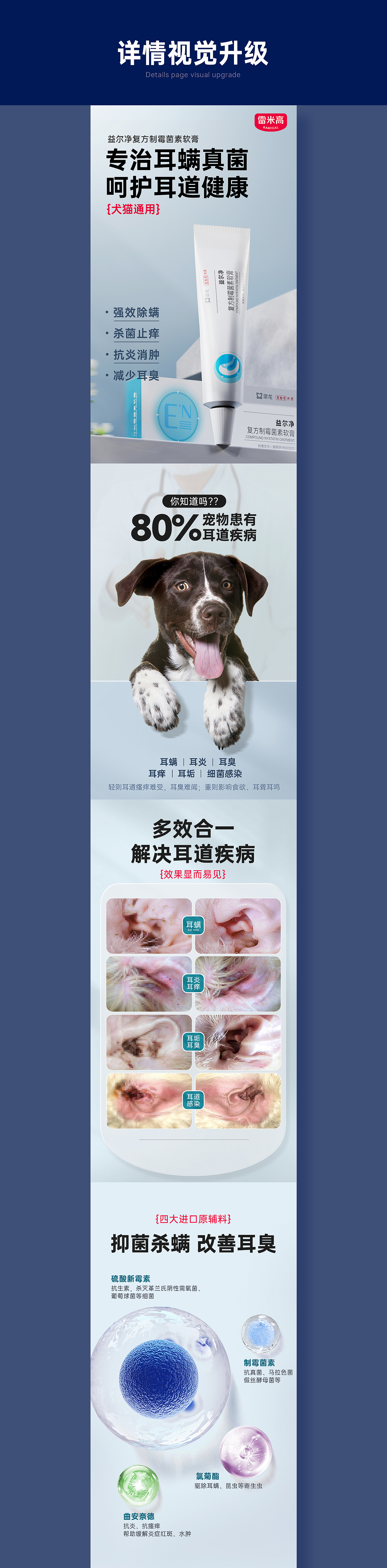 宠物品牌详情页视觉升级设计