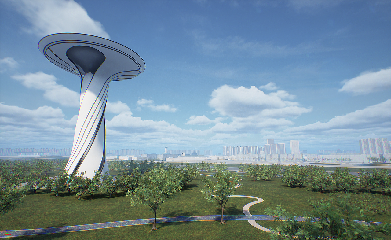 UE5/UE4安徽合肥园博园数字景区