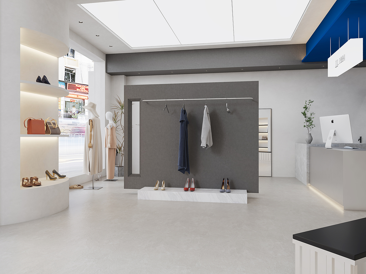 服装店效果图（图ZMzEyOTIwOTA4） - 家装设计 - 站酷设计师淮安四维视觉表现原创素材 - 站酷ZCOOL