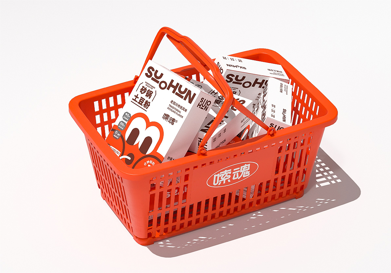 嗦魂土豆粉品牌全案设计/包装设计/IP设计