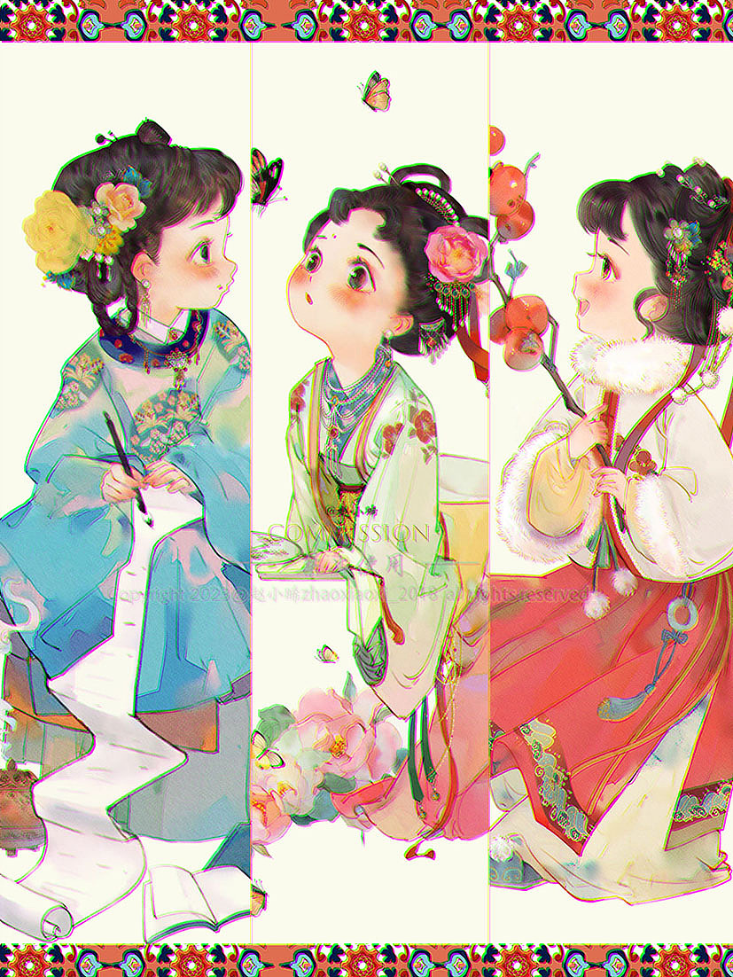 古风小女孩 | 又画了10位啦