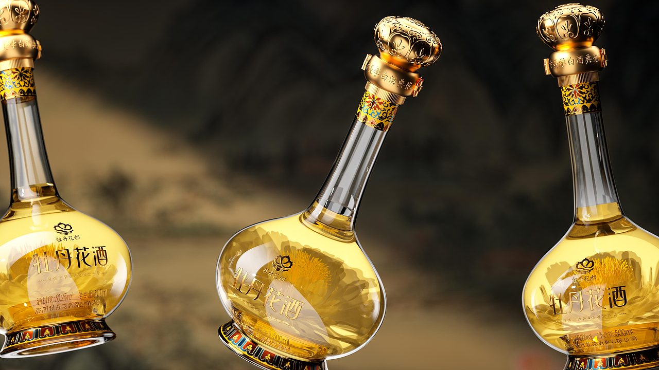 九和创意 | 牡丹花酒